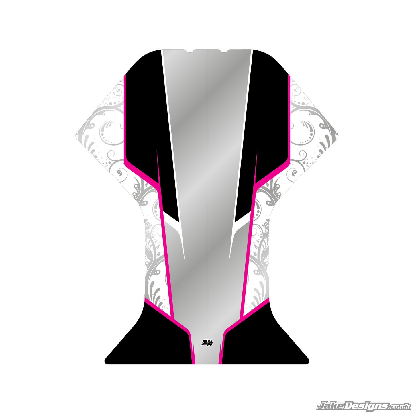 Floral Style Custom Floor Tray Sticker Kit