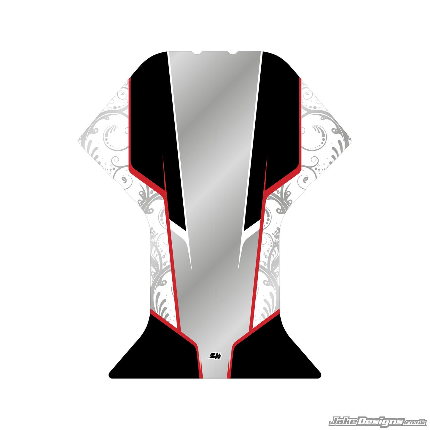 Floral Style Custom Floor Tray Sticker Kit