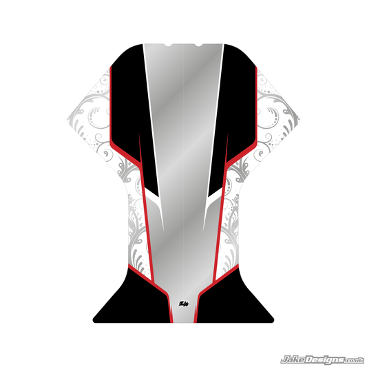 Floral Style Custom Floor Tray Sticker Kit