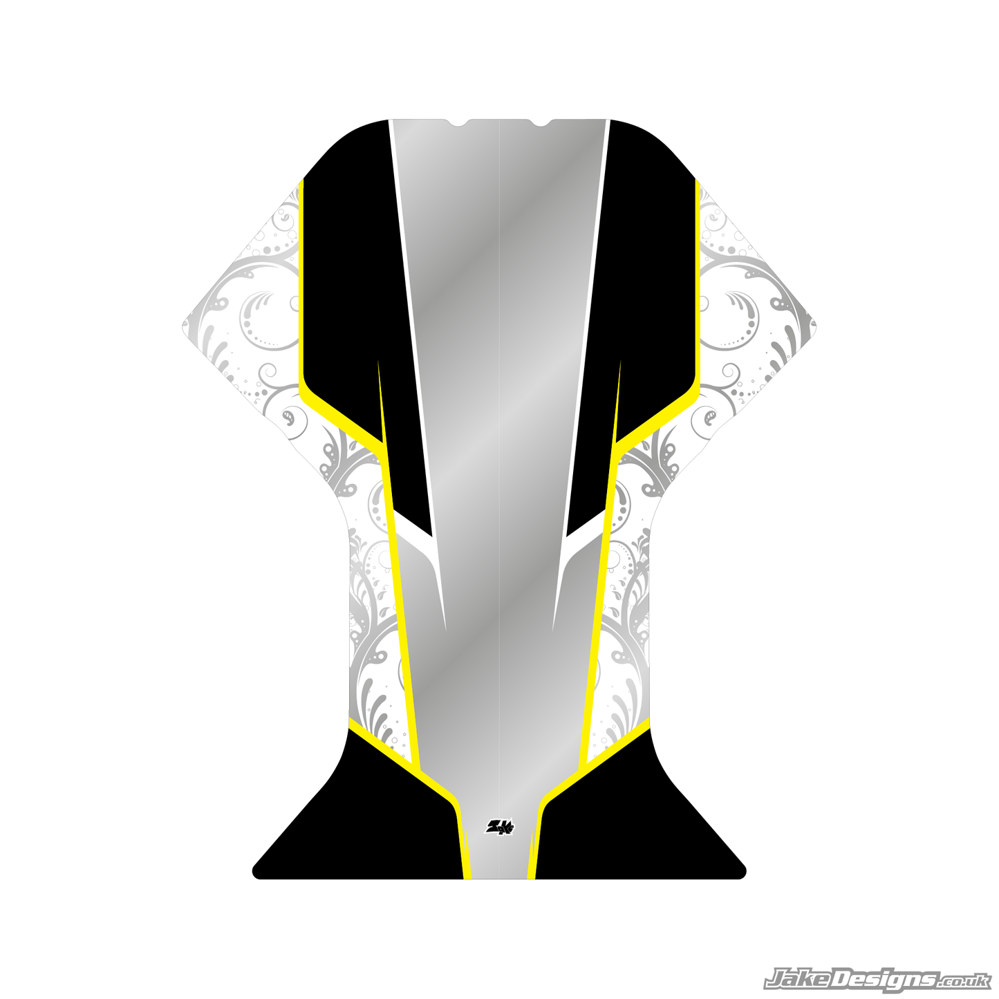 Floral Style Custom Floor Tray Sticker Kit