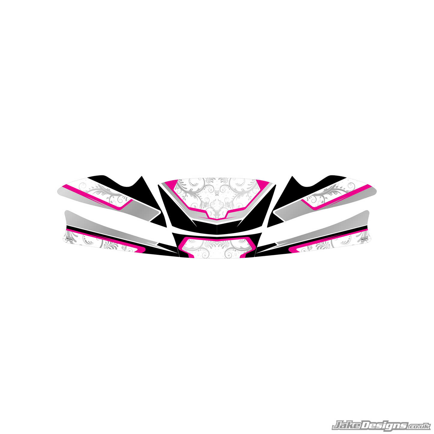 Floral Style Custom Nosecone Sticker
