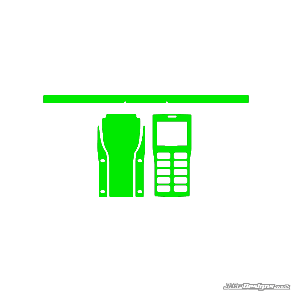 Fluorescent Green Style Unipro Stopwatch Stickers