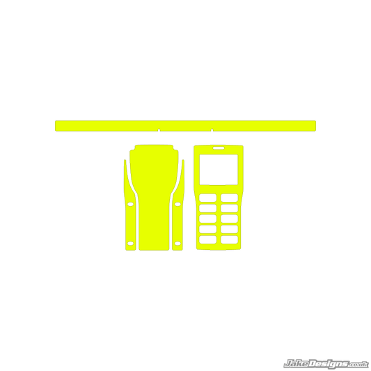 Fluorescent Green Style Unipro Stopwatch Stickers