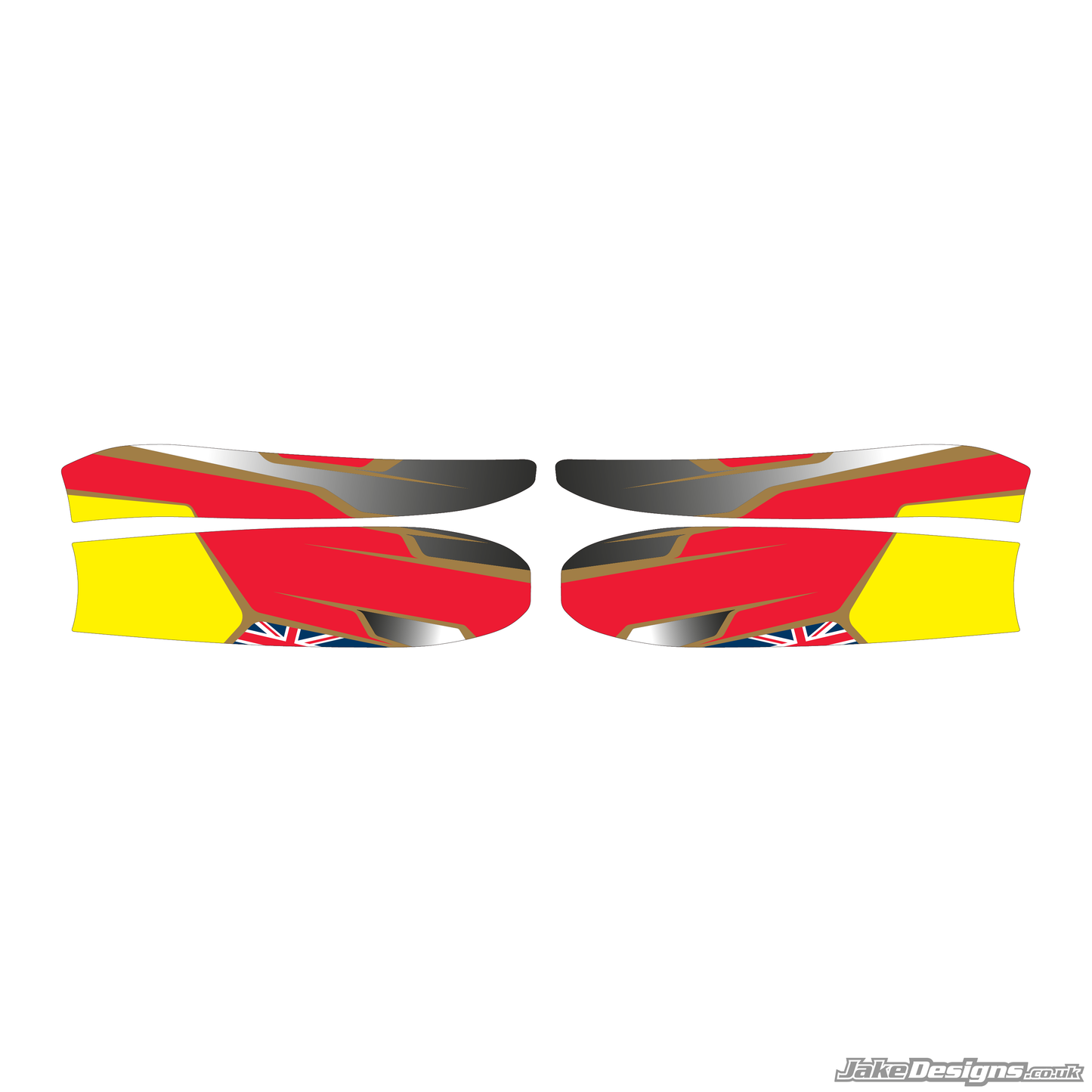 Gillard Replica Set Of Sidepods Sticker