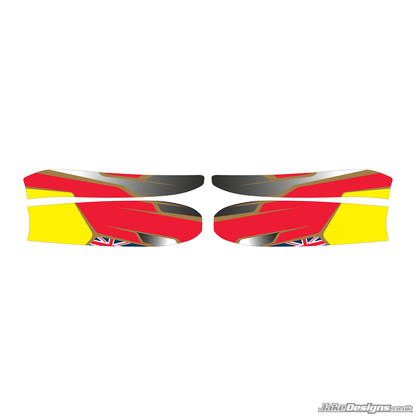 Gillard Replica Set Of Sidepods Sticker