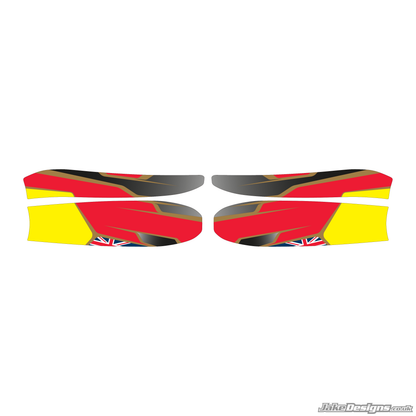 Gillard Replica Set Of Sidepods Sticker