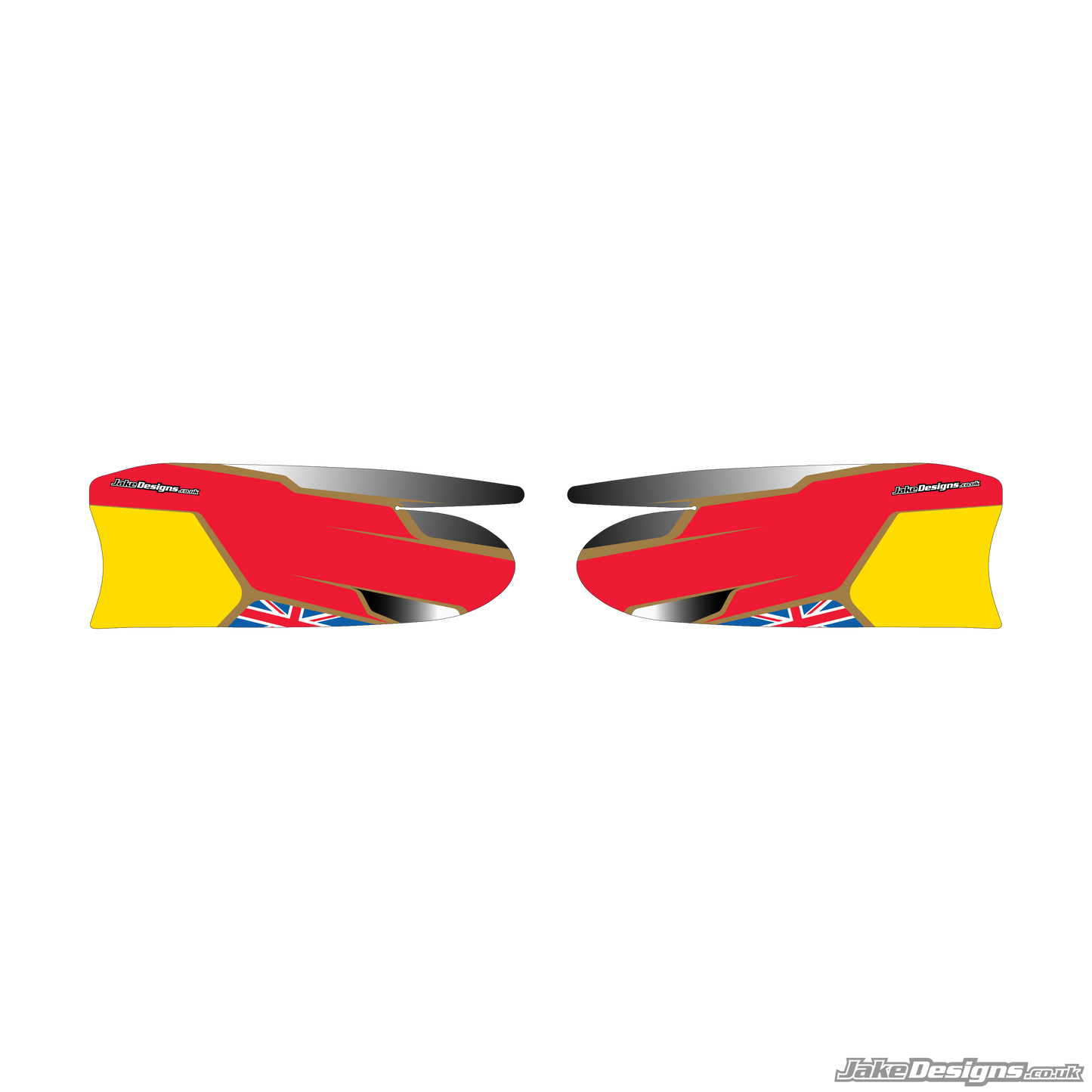 Gillard Replica Set Of Sidepods Sticker