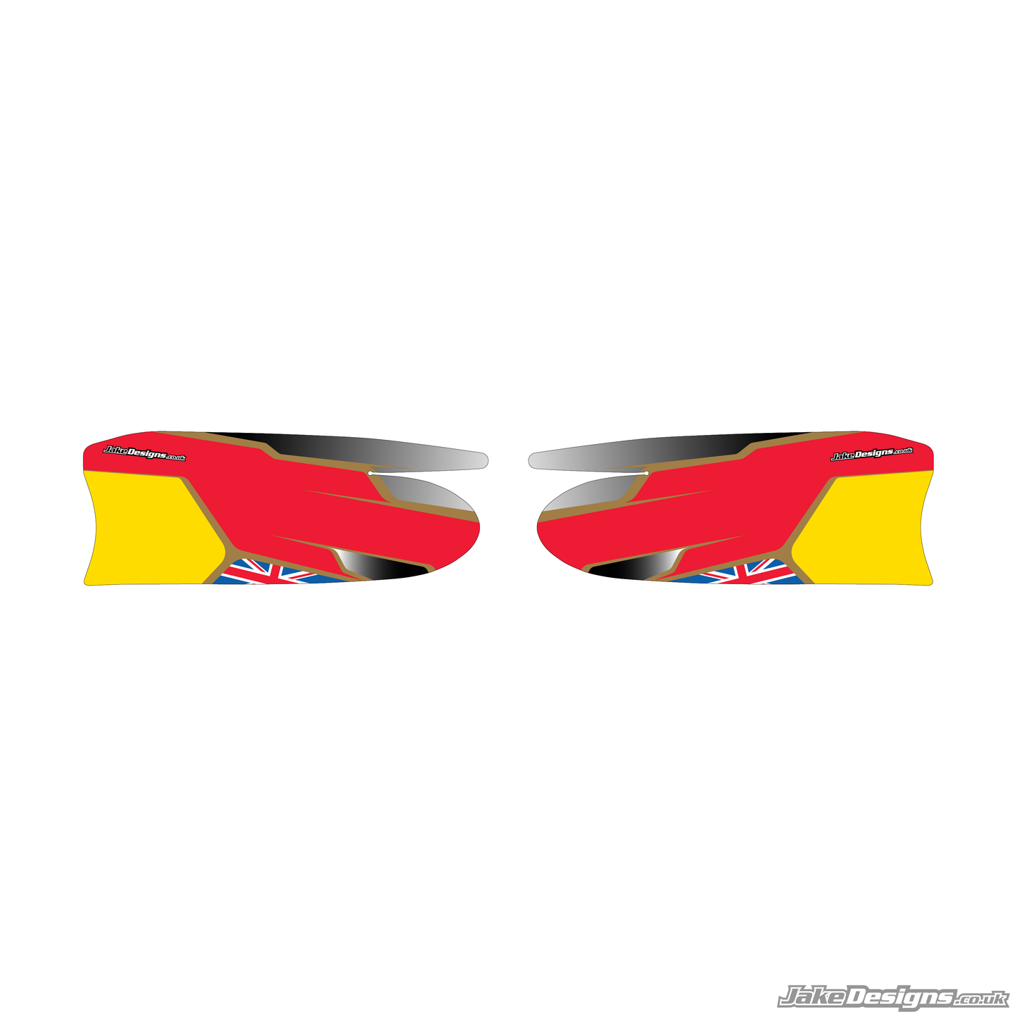 Gillard Replica Set Of Sidepods Sticker