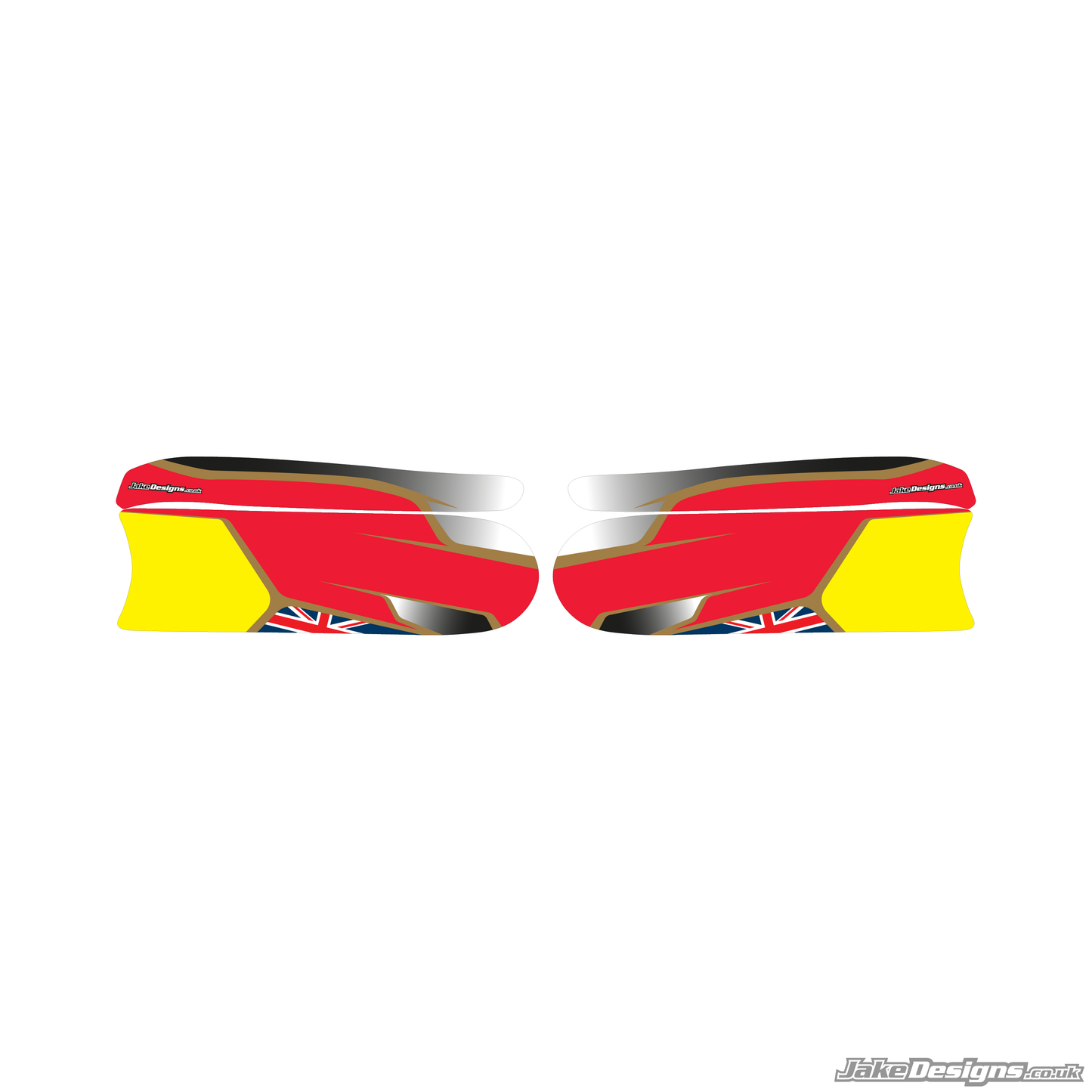 Gillard Replica Set Of Sidepods Sticker