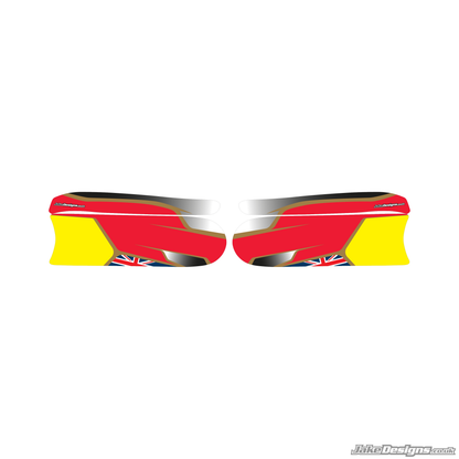 Gillard Replica Set Of Sidepods Sticker