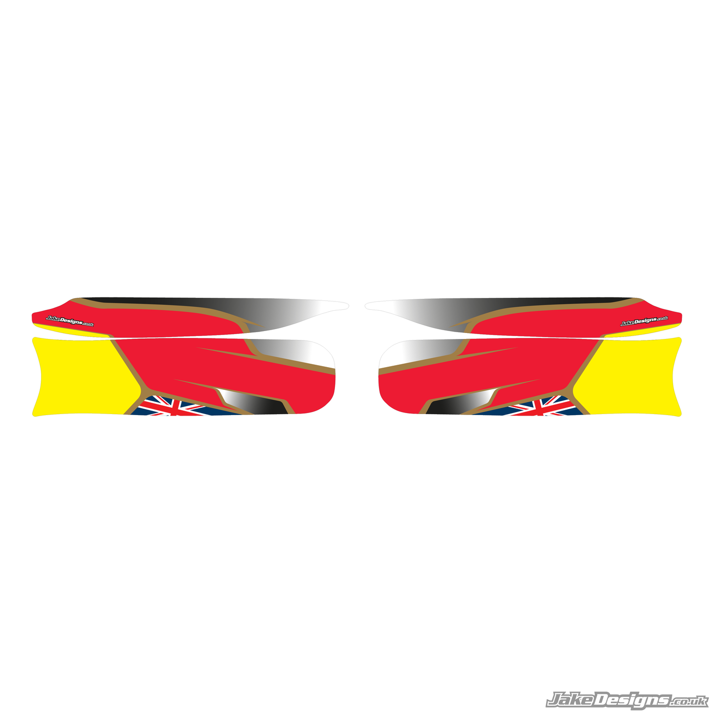 Gillard Replica Set Of Sidepods Sticker