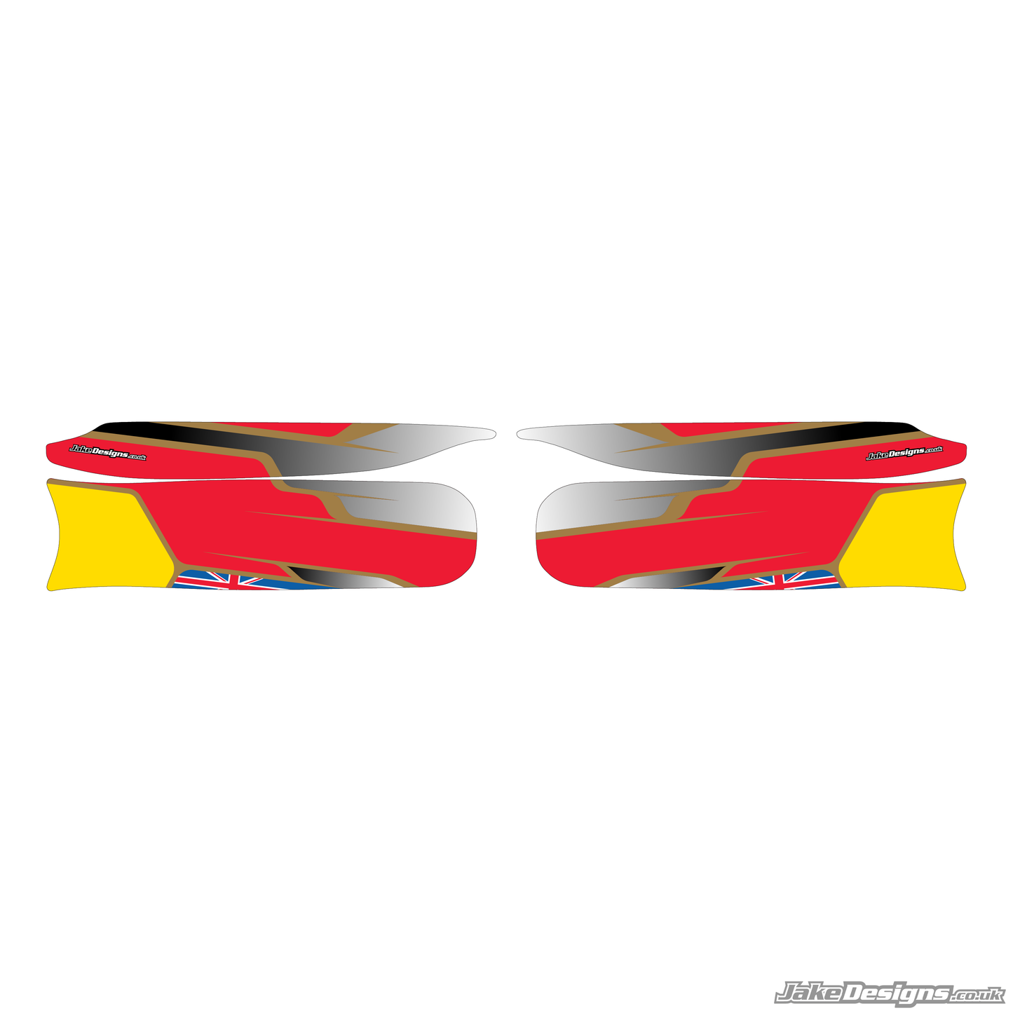 Gillard Replica Set Of Sidepods Sticker