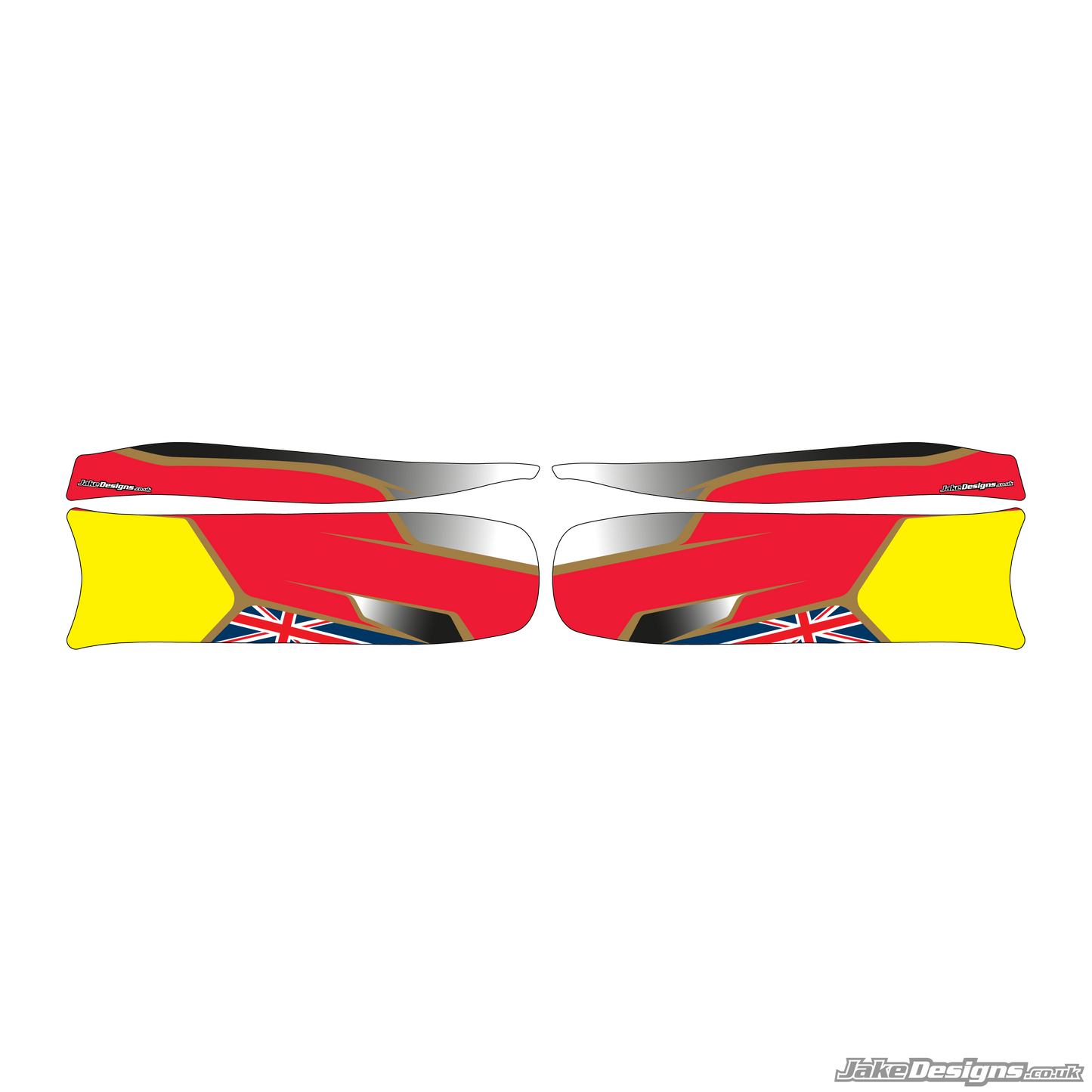 Gillard Replica Set Of Sidepods Sticker