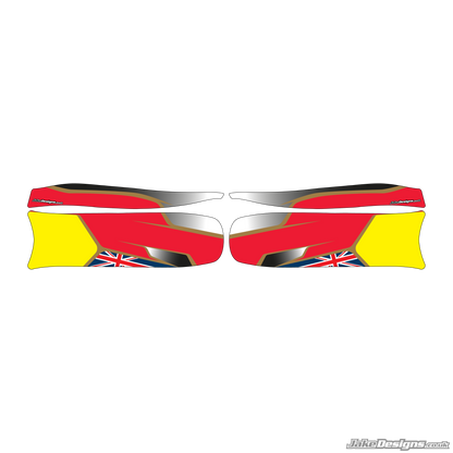 Gillard Replica Set Of Sidepods Sticker