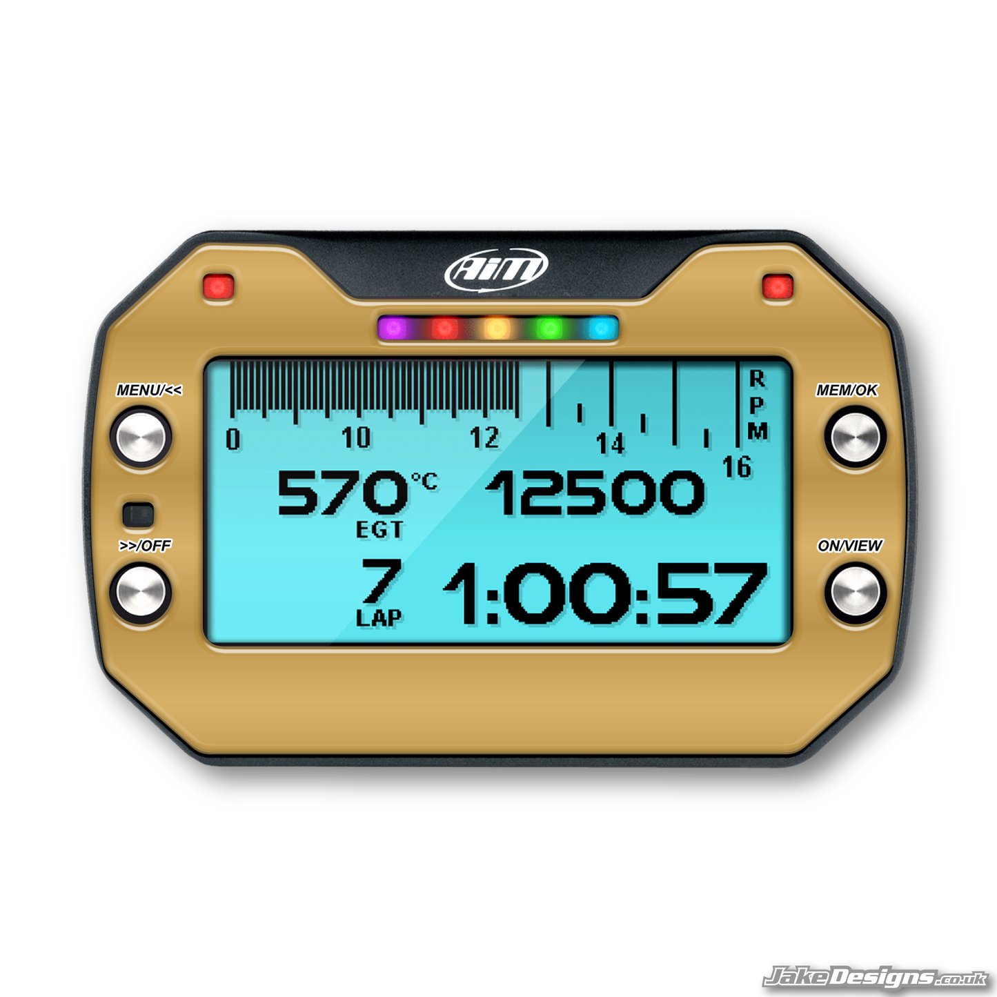 Chrome Style Mychron 5 Gel Sticker
