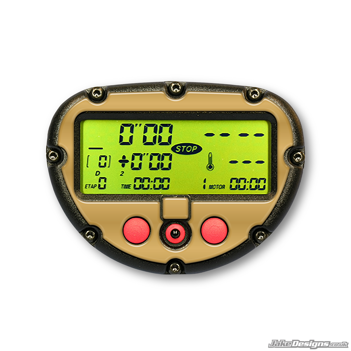 Chrome Style Alfano Gel Sticker