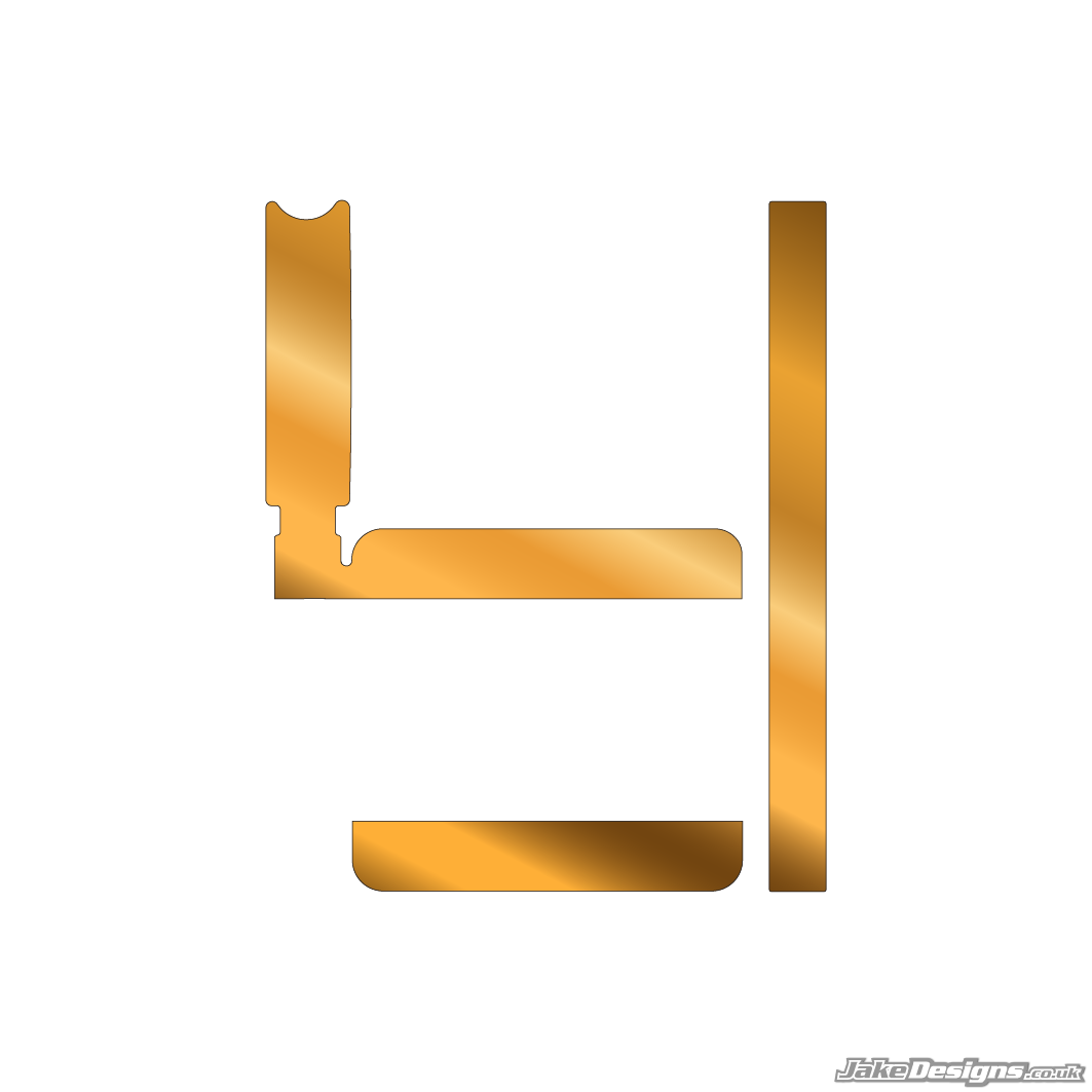 Chrome Style IAME X30 Radiator Stickers