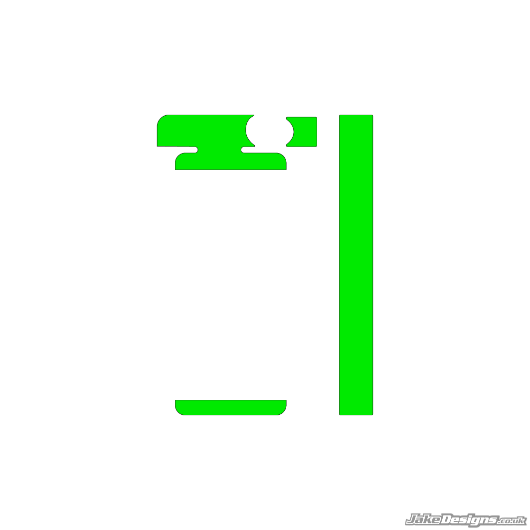 Fluorescent Style IAME Mini / Waterswift Radiator Sticker Kit