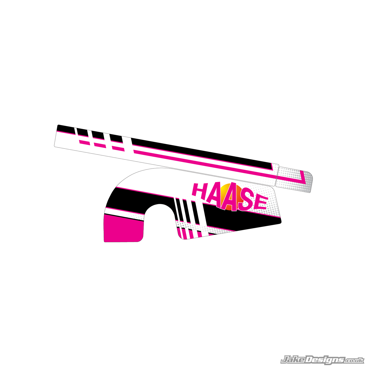 HAASE Replica Chain Guard Sticker Kit (Tillett)