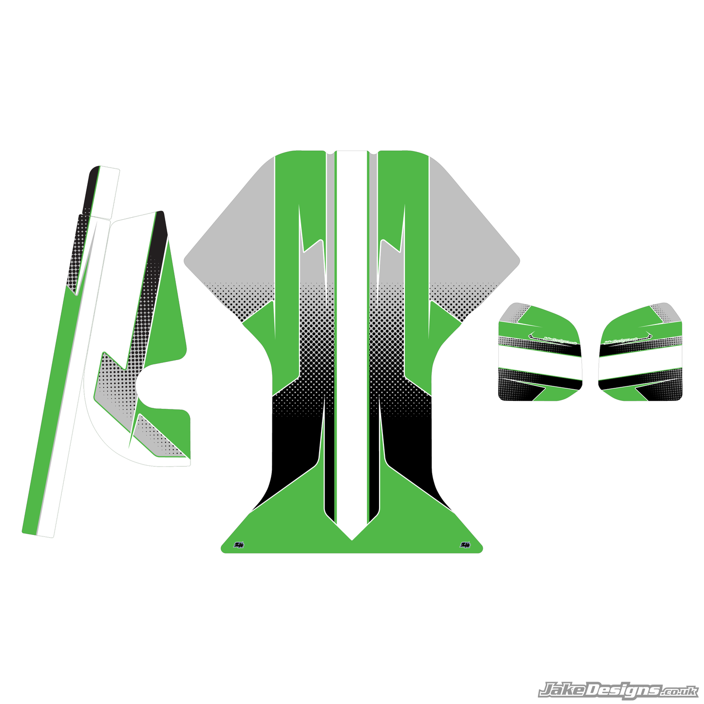 Halftone Style Custom Bundle Sticker Kit