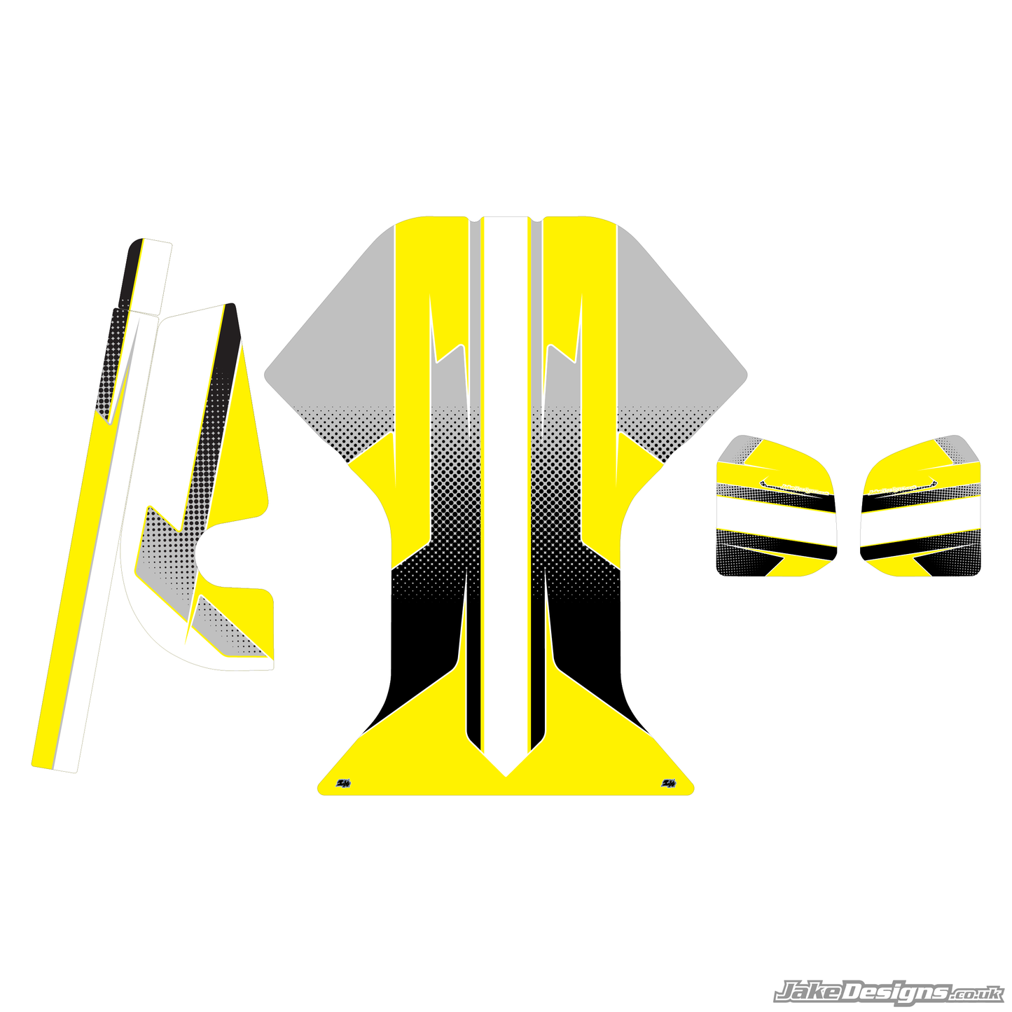 Halftone Style Custom Bundle Sticker Kit