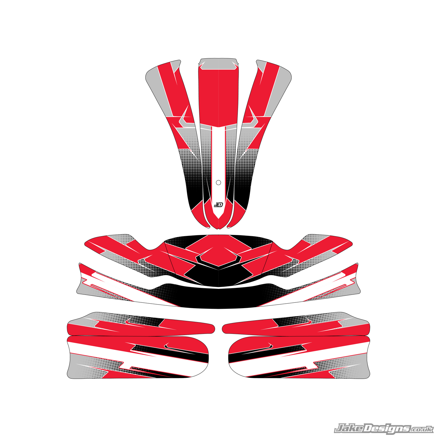 Customise it - Halftone Style Sticker Kit