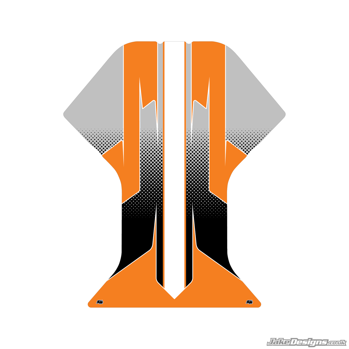 Halftone Style Custom Floor Tray Sticker Kit