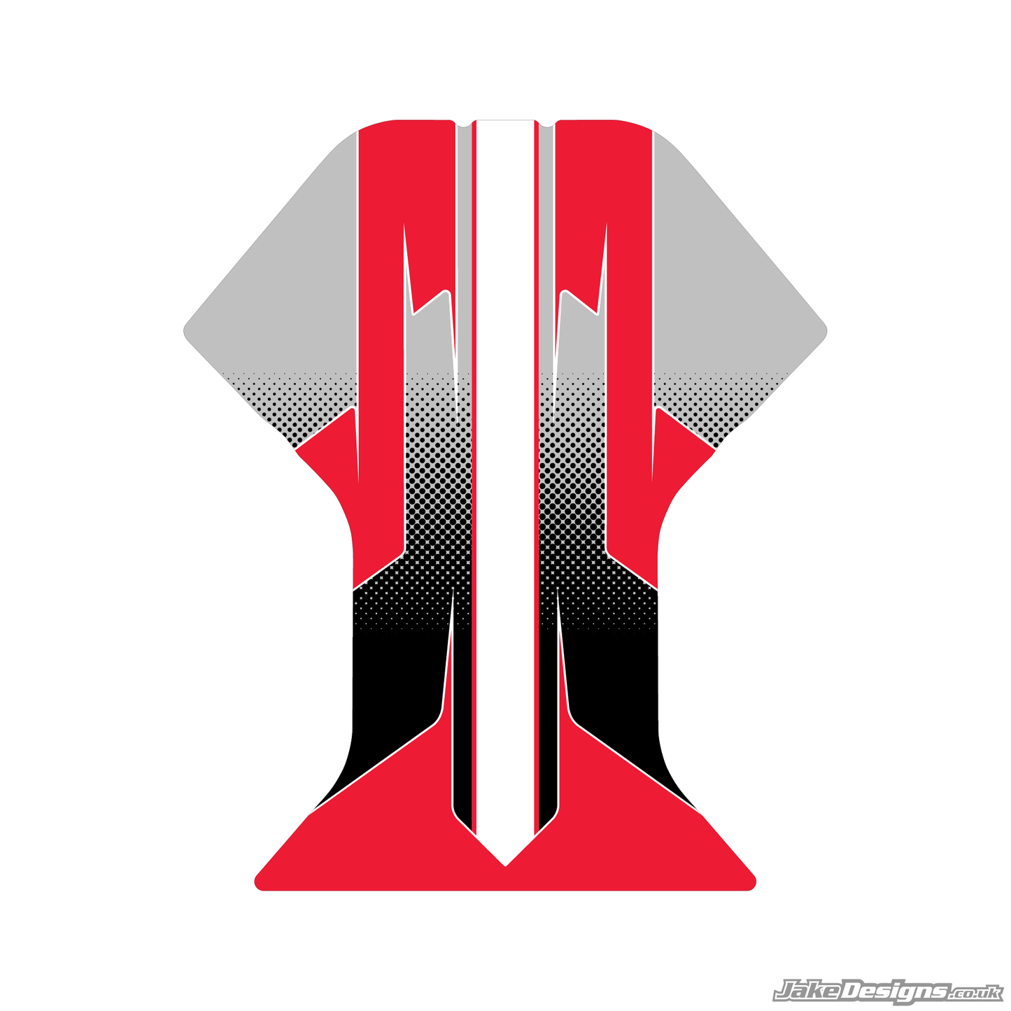 Halftone Style Custom Floor Tray Sticker Kit