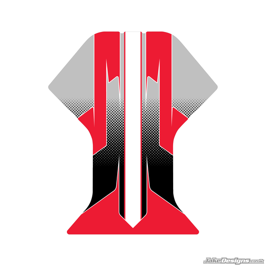 Halftone Style Custom Floor Tray Sticker Kit