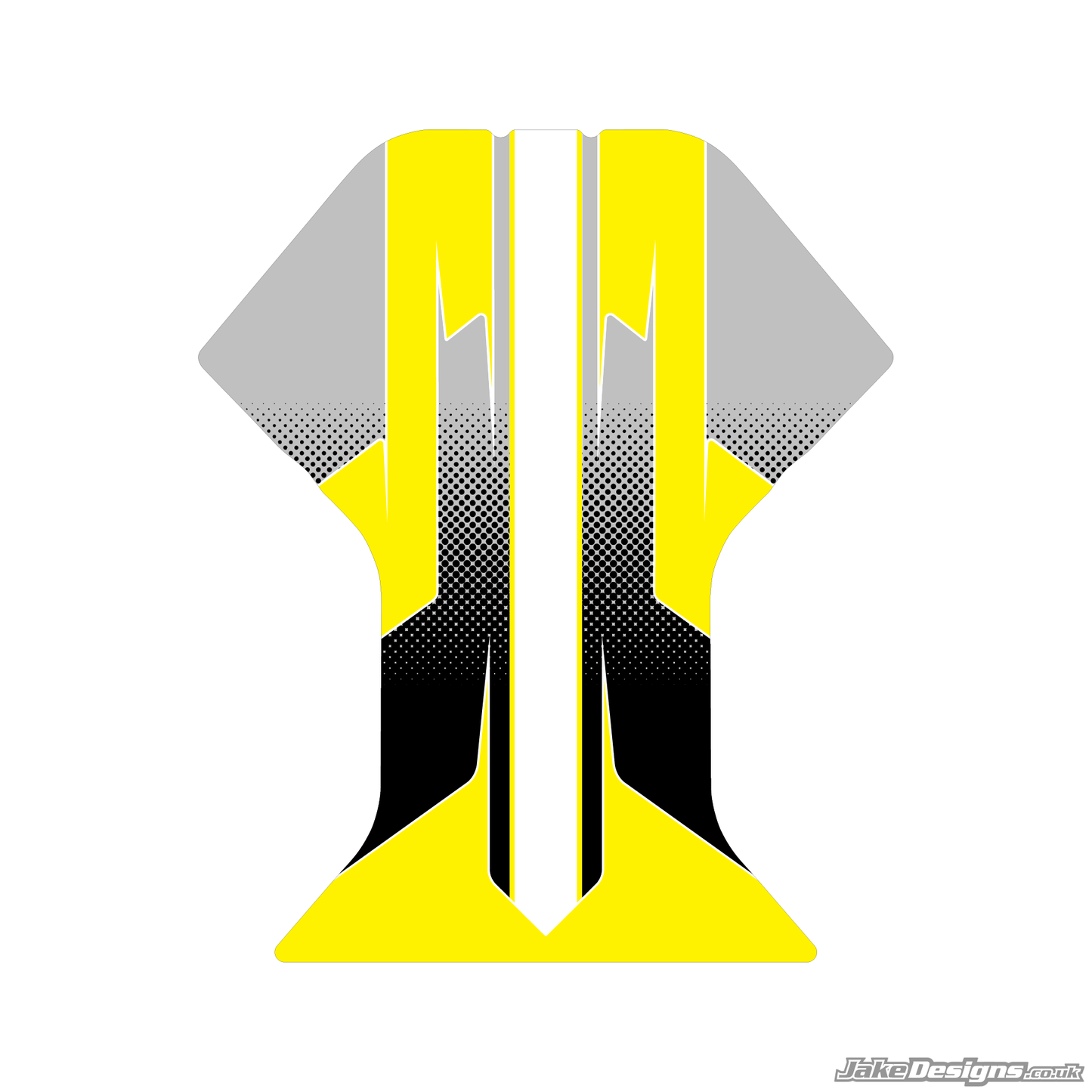 Halftone Style Custom Floor Tray Sticker Kit