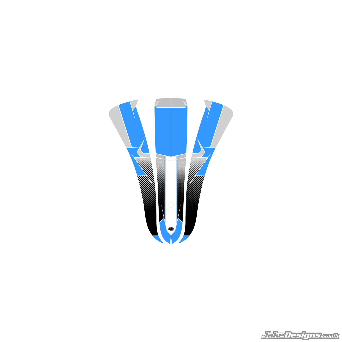 Halftone Style Custom Nassau Sticker