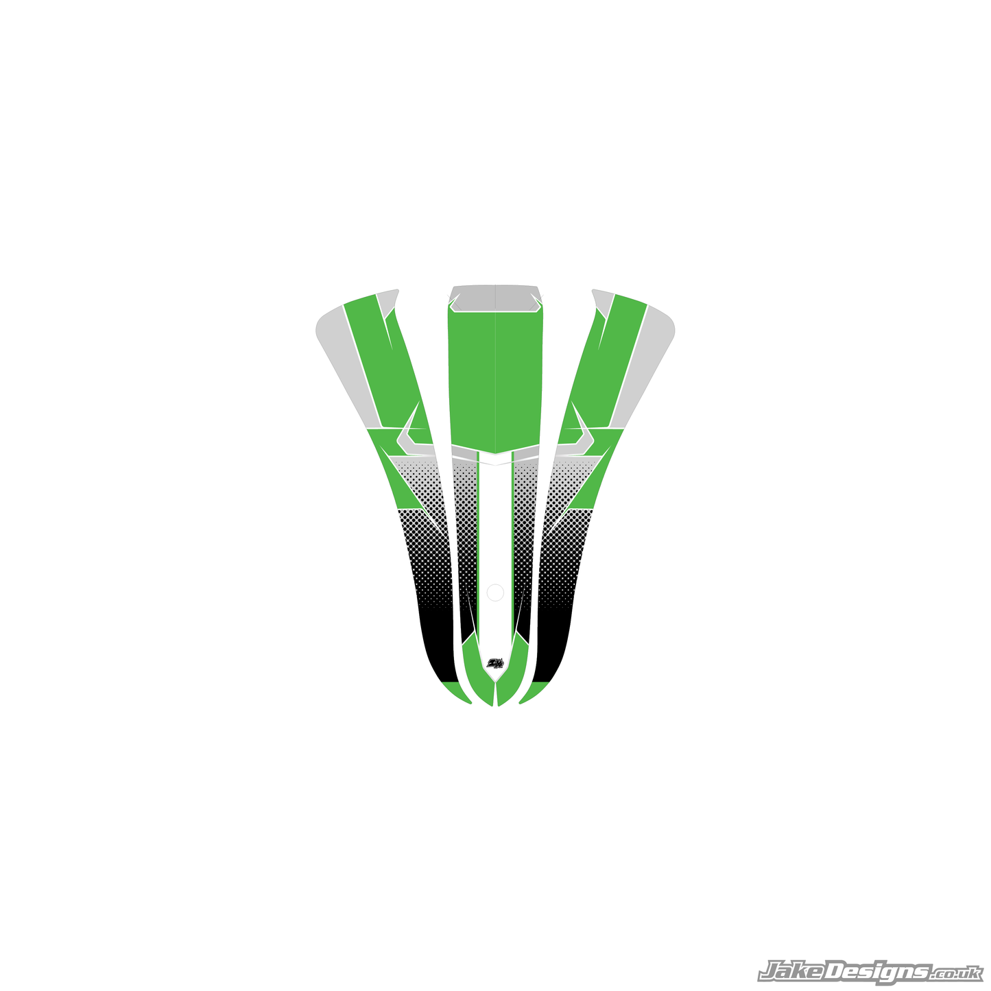 Halftone Style Custom Nassau Sticker