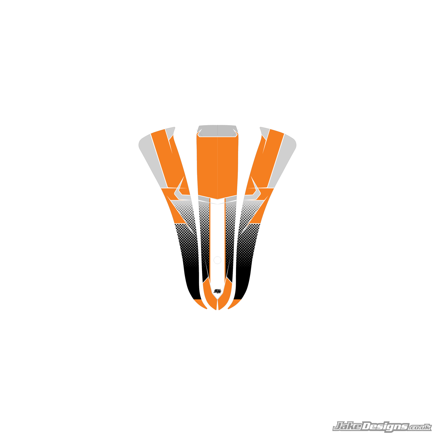 Halftone Style Custom Nassau Sticker