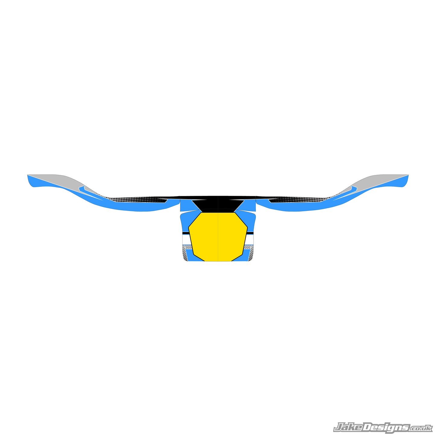 Halftone Style Custom Rear Bumper Sticker Kit