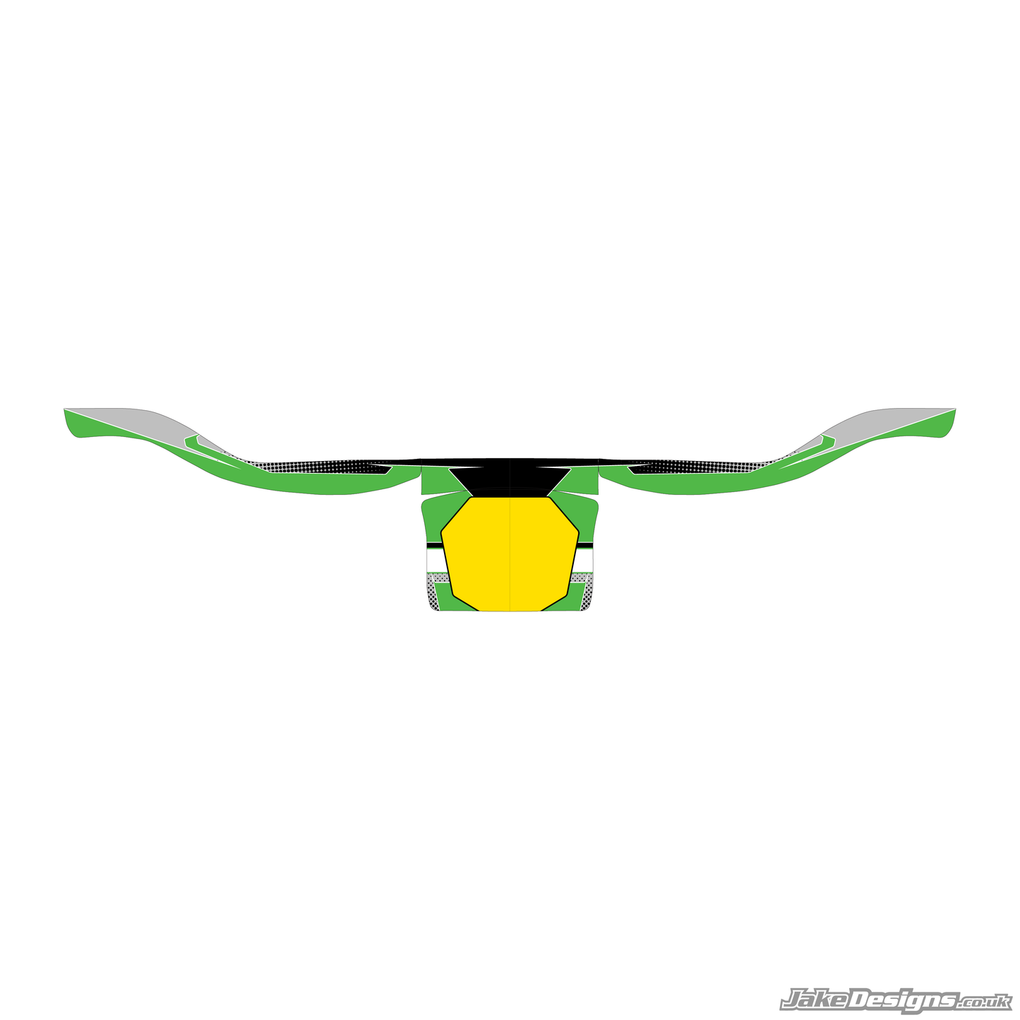 Halftone Style Custom Rear Bumper Sticker Kit