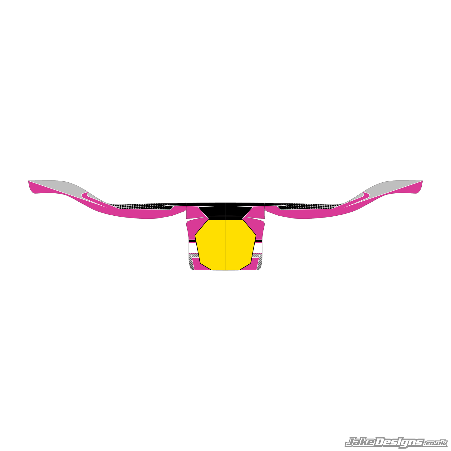 Halftone Style Custom Rear Bumper Sticker Kit