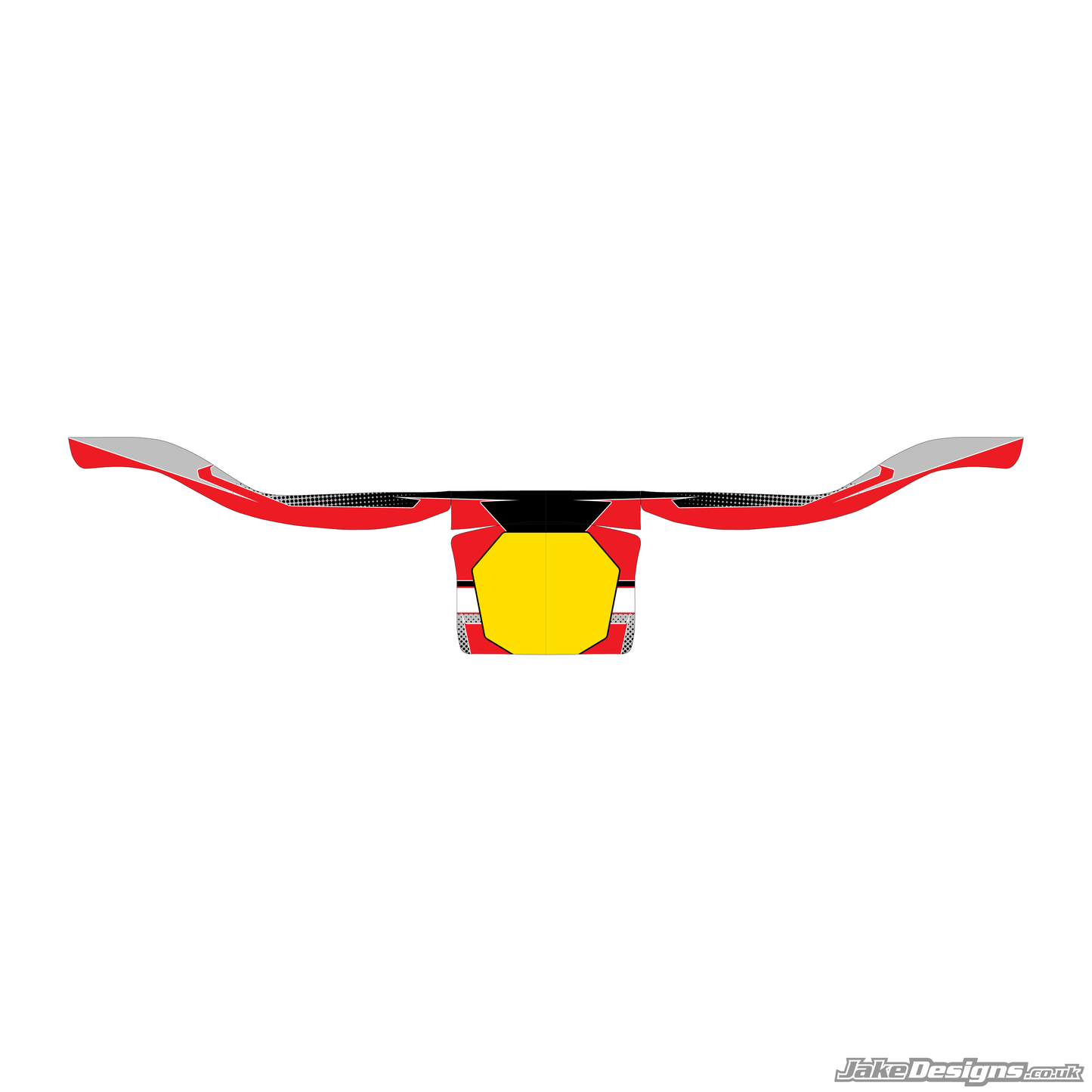 Halftone Style Custom Rear Bumper Sticker Kit