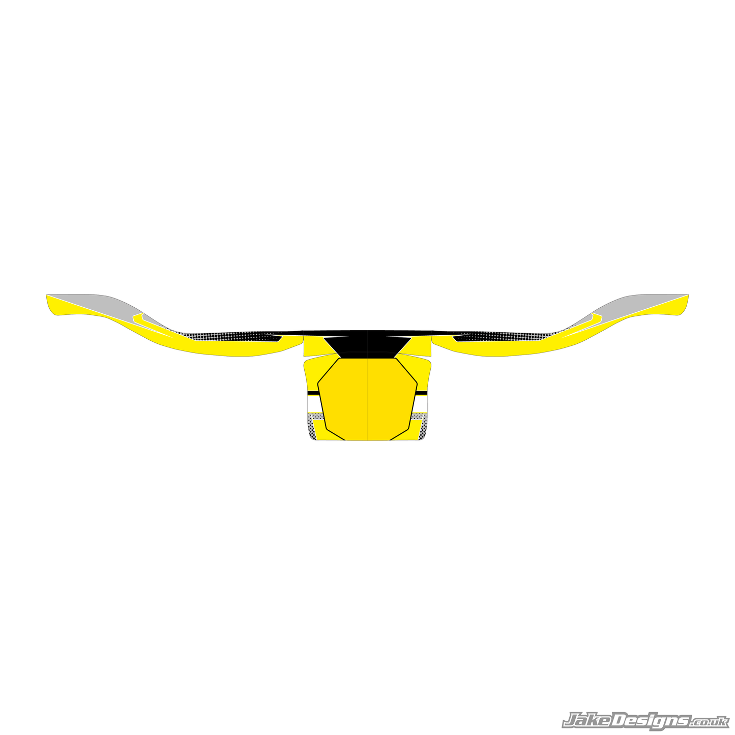 Halftone Style Custom Rear Bumper Sticker Kit