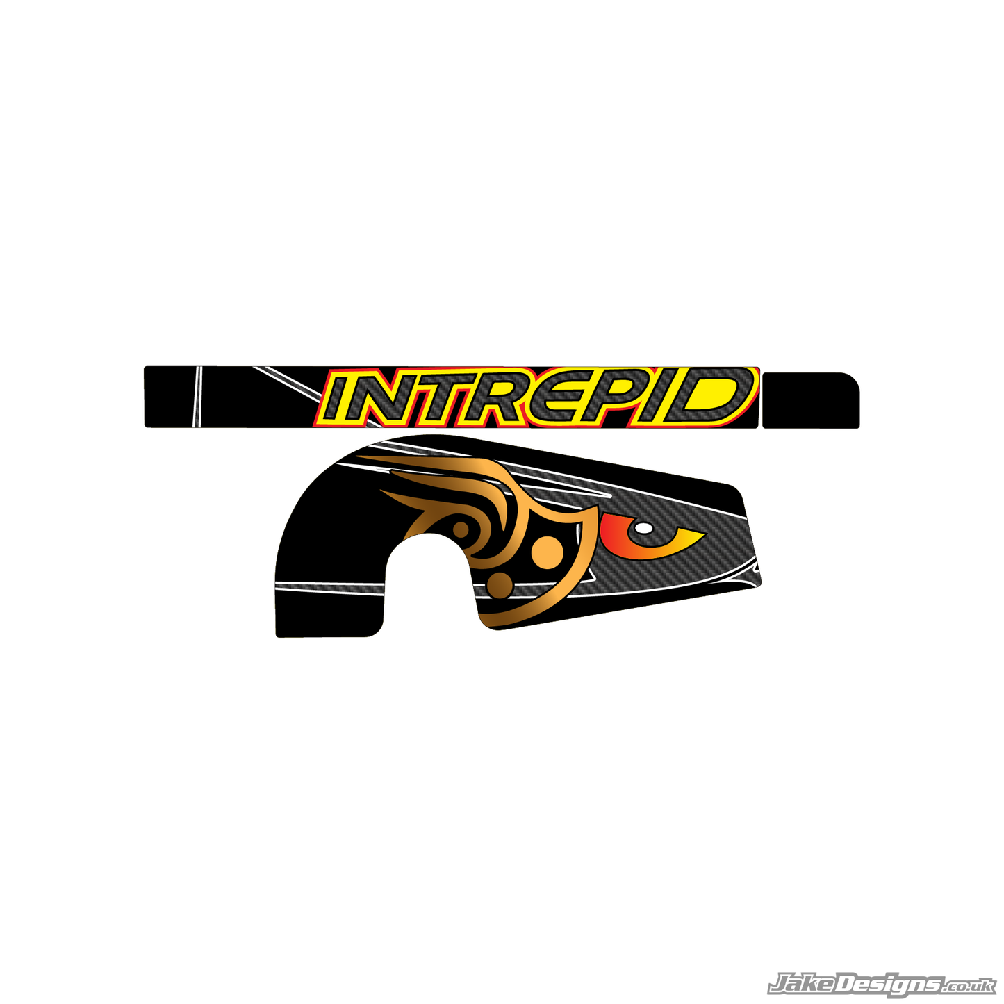 Intrepid Replica Chain Guard Sticker Kit (Tillett)