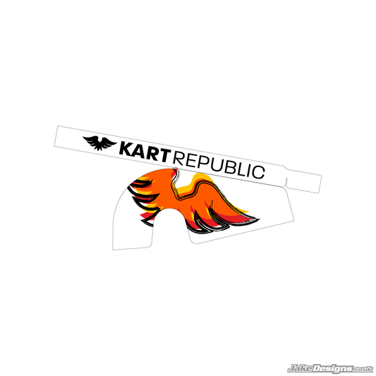 (KR) Kart Republic Replica Chain Guard Sticker Kit
