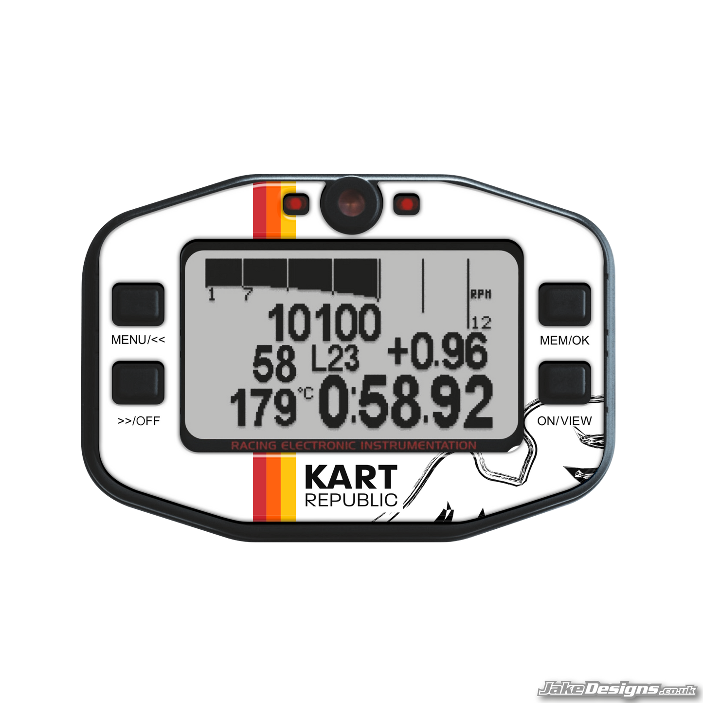 Kart Republic Style Mychron 4 Gel Sticker