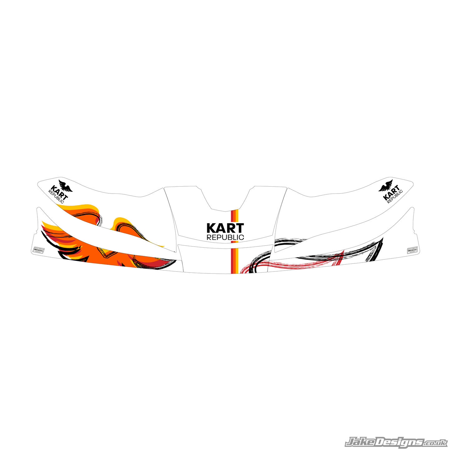 (KR) Kart Republic Replica Nosecone Sticker