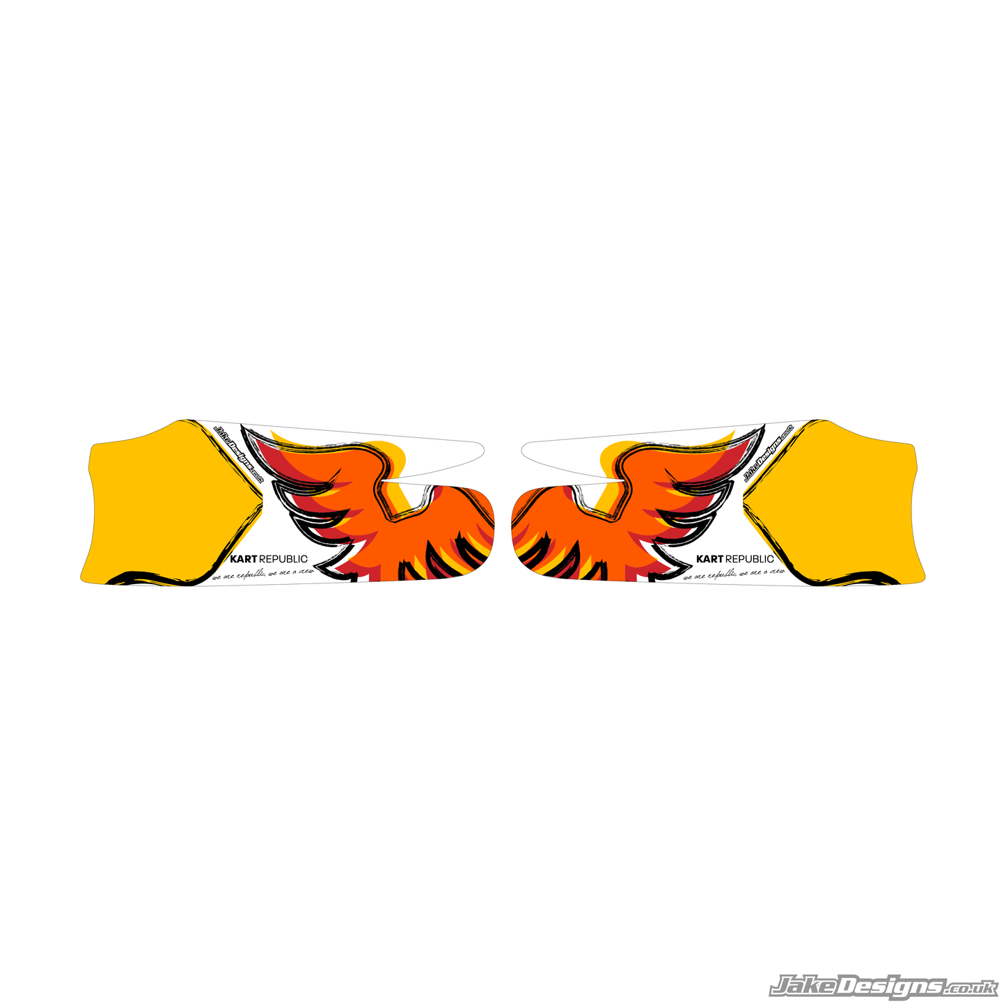 Kart Republic Replica Set Of Sidepods Sticker
