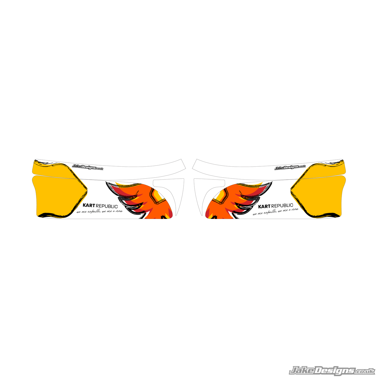 Kart Republic Replica Set Of Sidepods Sticker