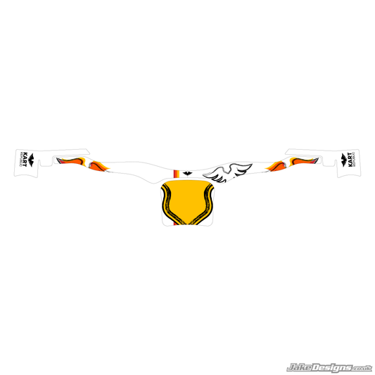(KR) Kart Republic Replica Rear Bumper Sticker Kit