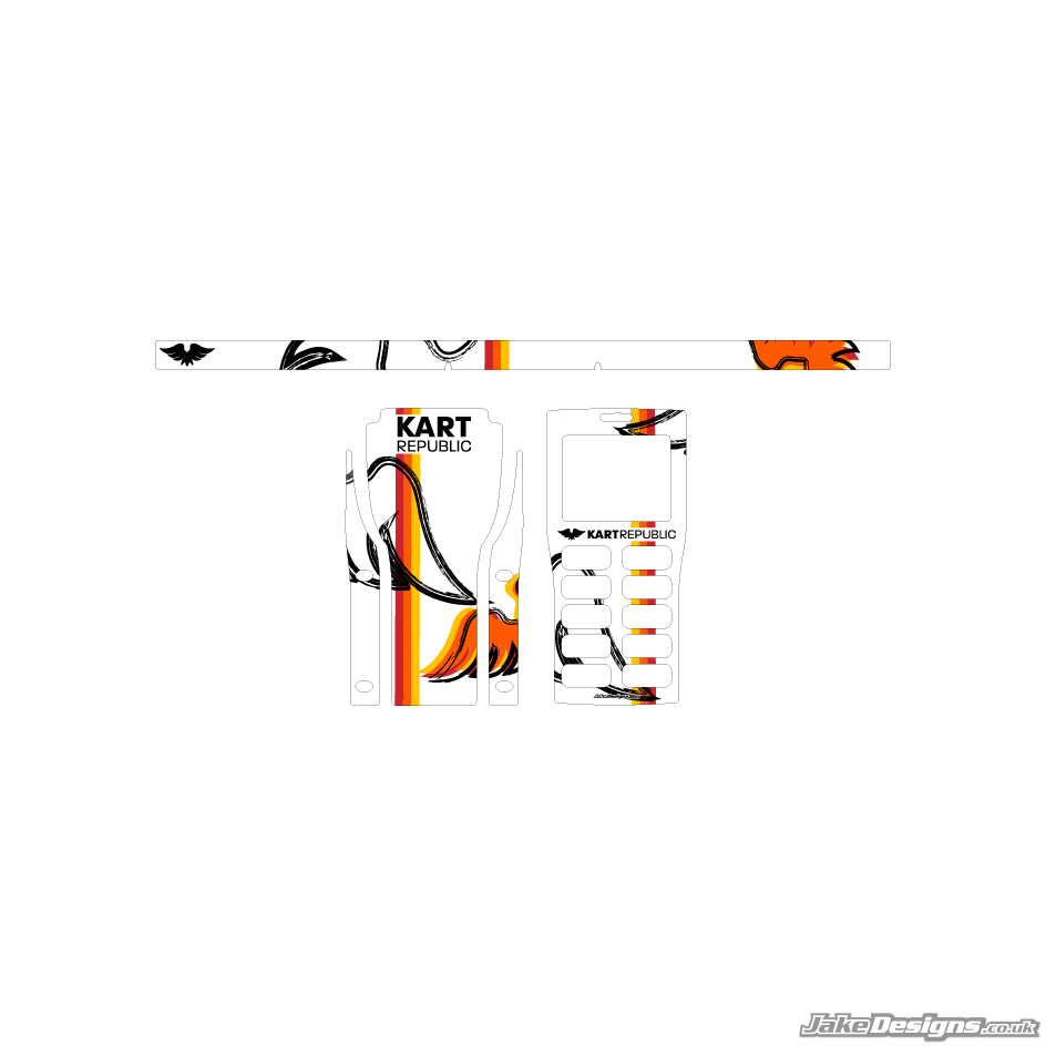 Kart Republic Style Unipro Stopwatch Stickers