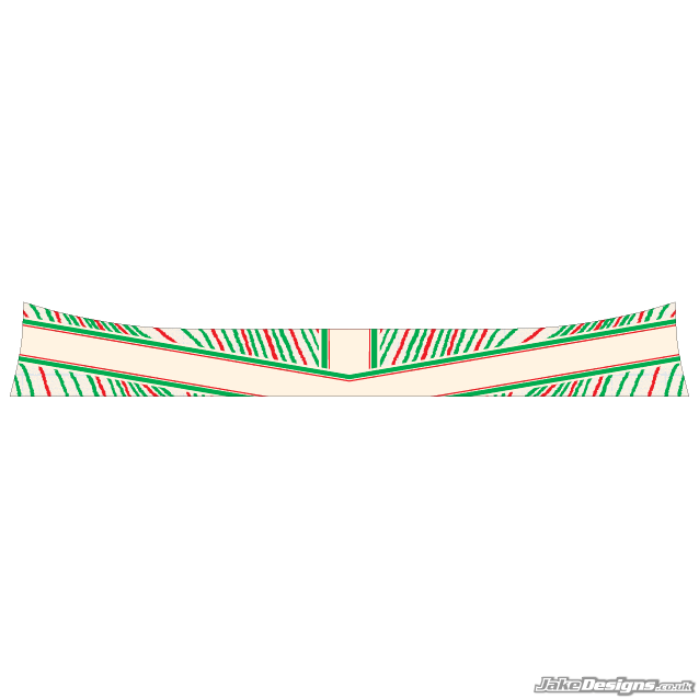 TonyKart 401S Racer Style Visor Stickers (2015)