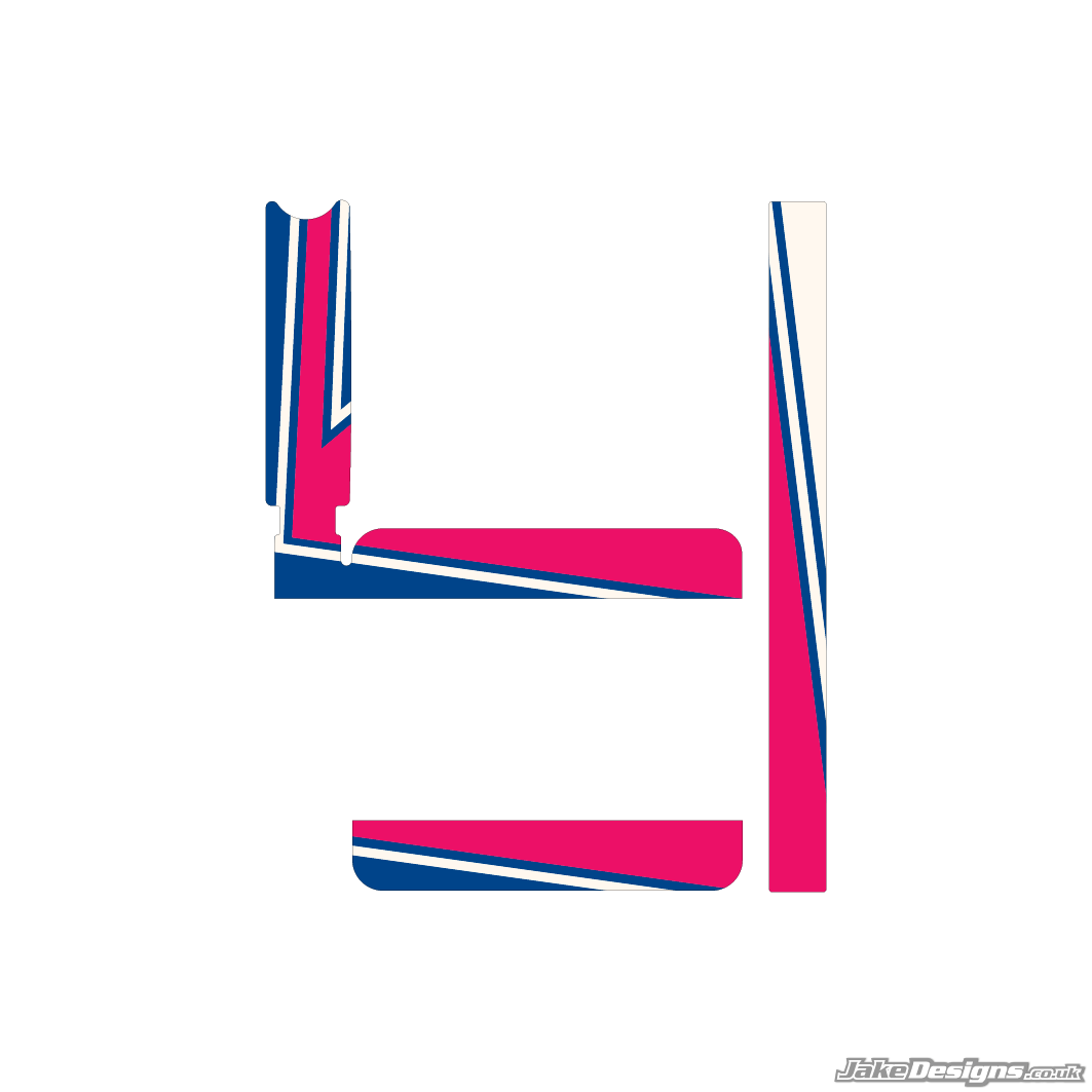 Kosmic Mercury IAME X30 Radiator Stickers (2019)