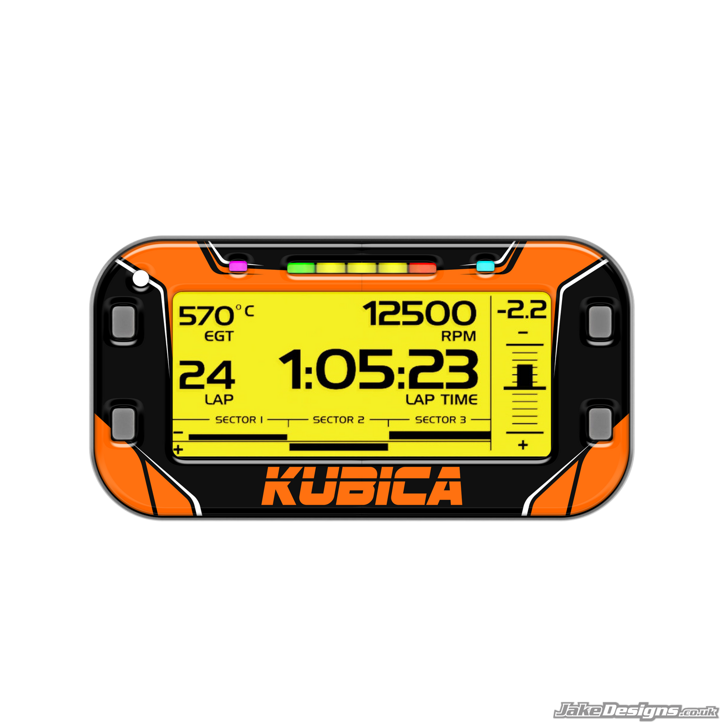 KUBICA Kart Style Mychron 6 Gel Sticker