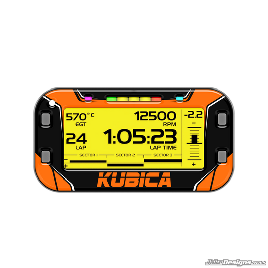 KUBICA Kart Style Mychron 6 Gel Sticker